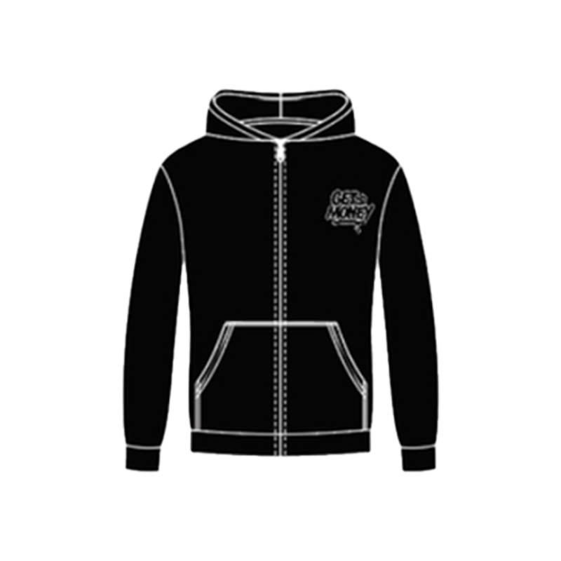 GET MONEY BLACK HOODIE