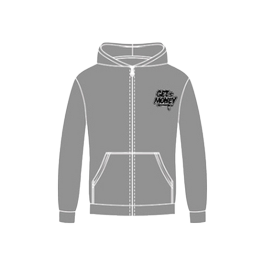 GET MONEY GREY HOODIE